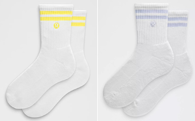 Lululemon Unisex Daily Essential Quarter Sock