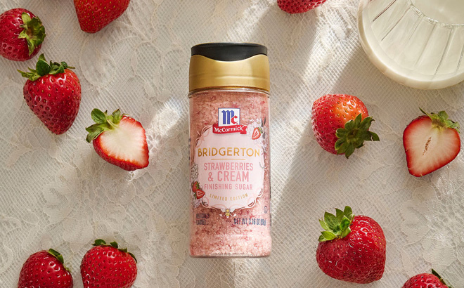 McCormick Bridgerton Strawberries Cream Finishing Sugar