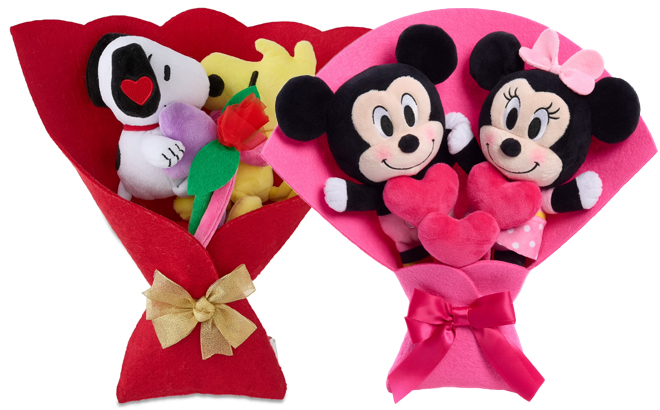 Medium Snoopy Woodstock Plush Bouquet and Medium Mickey Mouse Minnie Plush Bouquet Medium Snoopy Woodstock Plush Bouquet and Medium Mickey Mouse Minnie Plush Bouquet
