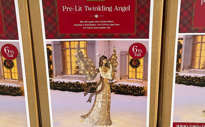 Members Mark Pre Lit Twinkling Angel Members Mark Pre Lit Twinkling Angel