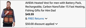 Mens Heated Vest Screenshot