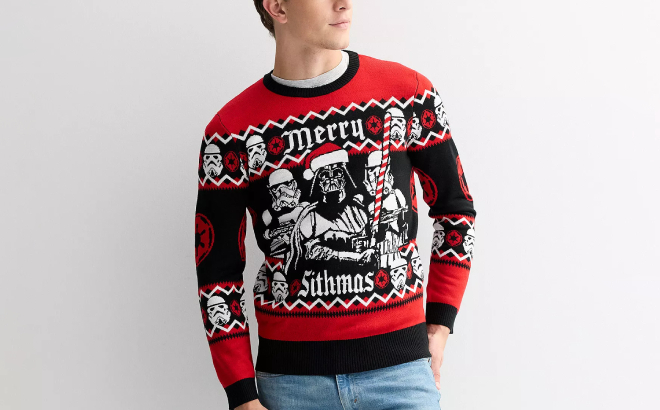 Mens Star Wars Merry Sithmas Christmas Sweater