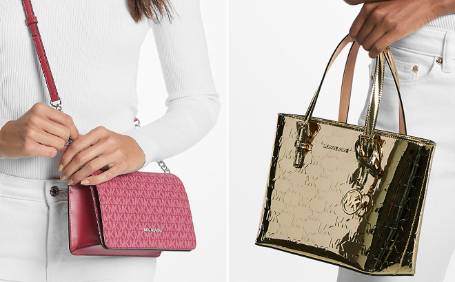 Michael Kors Jet Set Signature Logo Crossbody Bag