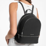 Michael Kors Rhea Medium Pebbled Leather Backpack