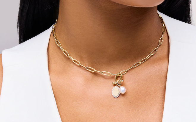 Model Wearing Zales Charms Model Wearing Zales Charms