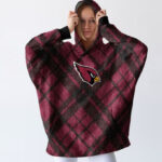 NFL Sherpa Flannel Hoodie Blanket