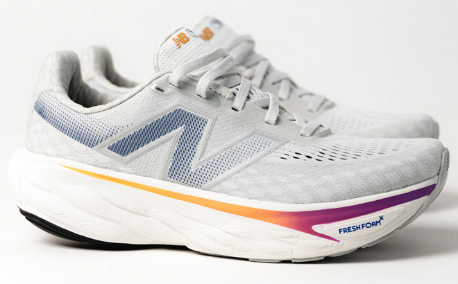 New Balance Fresh Foam X 1080v14 Womens Shoes in Grey Matter with Silver Metallic and Inkwell