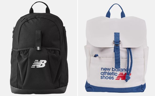 New Balance Kids Ball Backpack and Canvas Backpack