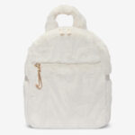 Nike Futura Faux Fur Mini Backpack in Phantom Sanddrift Color