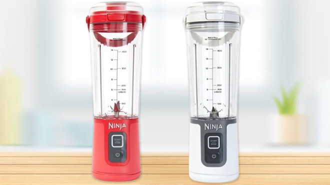 Ninja Blast Portable Blender with Flat Lid and Blade Cover Ninja Blast Portable Blender with Flat Lid and Blade Cover