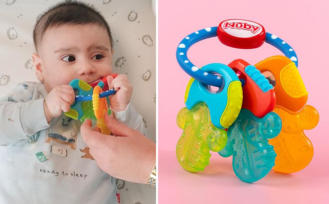 Nuby Ice Gel Teether Keys Nuby Ice Gel Teether Keys