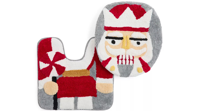 Nutcracker 2 Piece Bath Rugs Nutcracker 2 Piece Bath Rugs