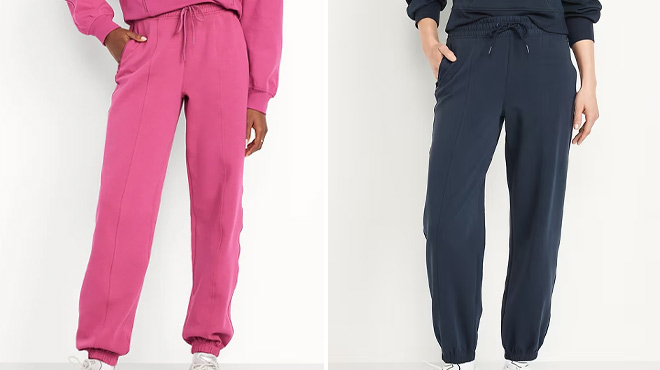Old Navy High Waisted Dynamic Fleece Sweatpants
