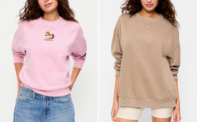 Old Navy SoComfy Oversized Graphic Sweatshirt Old Navy SoComfy Oversized Graphic Sweatshirt