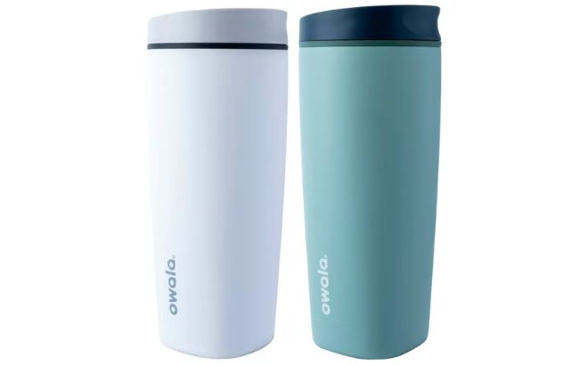 Owala 20oz Stainless Steel SmoothSip Slider Coffee Tumblers Owala 20oz Stainless Steel SmoothSip Slider Coffee Tumblers