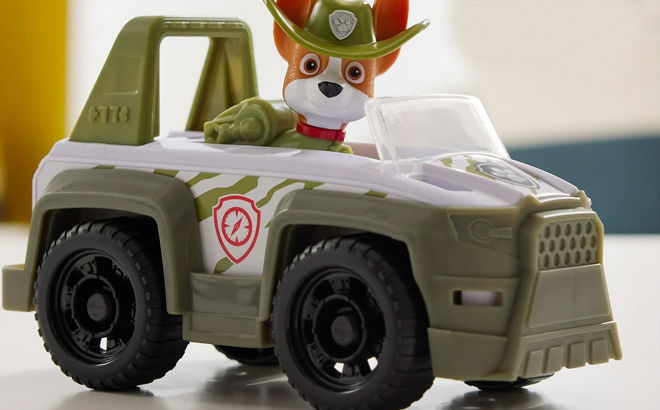 PAW Patrol Jungle Vehicle with Collectible Tracker Figure
