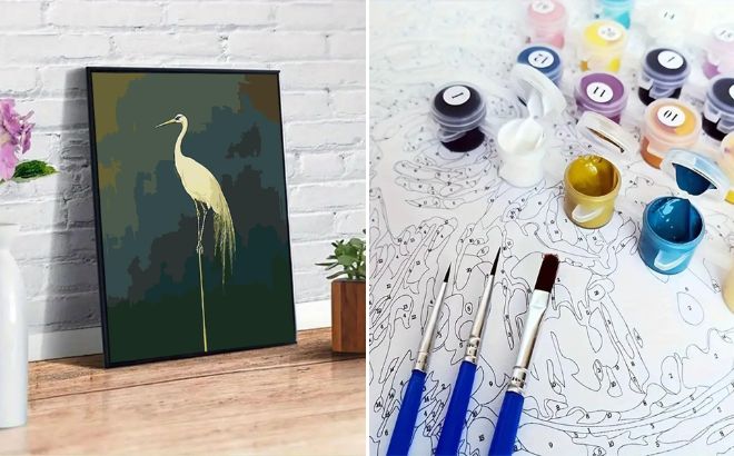 Paint By Numbers Bird Kit
