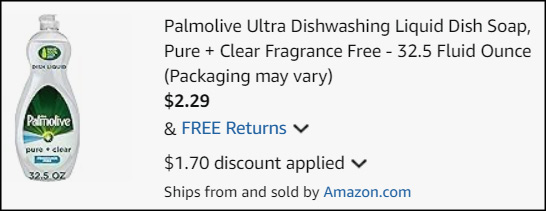 Palmolive Ultra Dishwashing Liquid Dish Soap Checkout