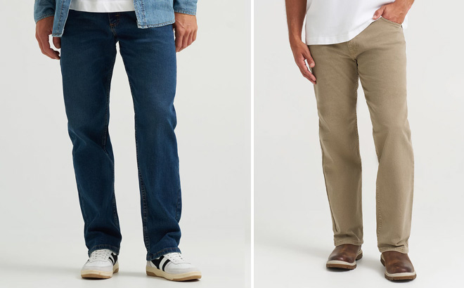 People Wearing Wrangler Five Star Mens Jeans