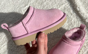 Person Holding UGG Toddler Micro Slippers