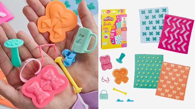 Play Doh Barbie 8 Piece Accessory Set Play Doh Barbie 8 Piece Accessory Set