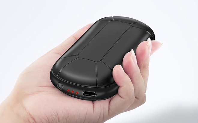Rechargeable Hand Warmer in Hand