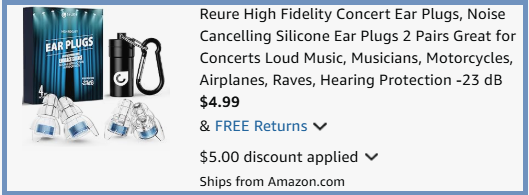 Reure High Fidelity Concert Ear Plugs Checkout Page Reure High Fidelity Concert Ear Plugs Checkout Page