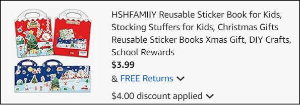 Reusable Sticker Book Checkout