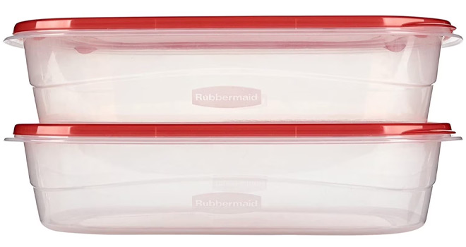 Rubbermaid TakeAlongs Serving Bowl Food Storage Container 2 Pack