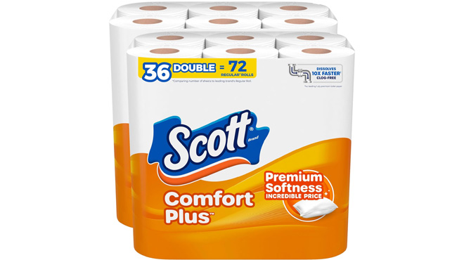 Scott 36 Double Rolls Toilet Paper
