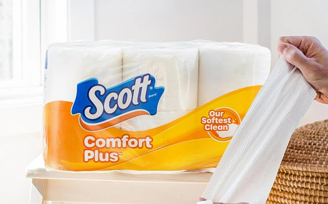 Scott ComfortPlus 36 Double Rolls Toilet Paper