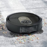 Shark AI Robot Vacuum Mop Cleaning a Carpet