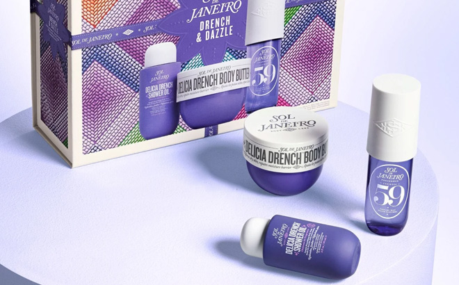 Sol de Janeiro Drench Dazzle Delicia Drench Body Routine Set Sol de Janeiro Drench Dazzle Delicia Drench Body Routine Set