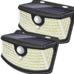Solar Motion Sensor Lights 2 Pack