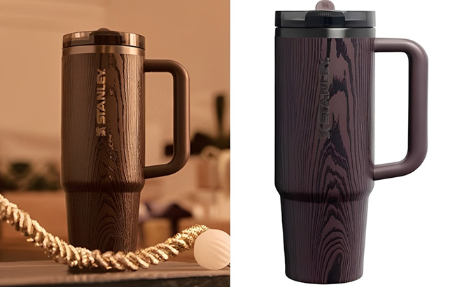 Stanley The Cheers Cheer Quencher ProTour Flip Straw Tumbler in Redwood Woodgrain