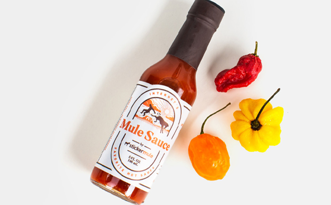 Sticker Mule Mule Hot Sauce
