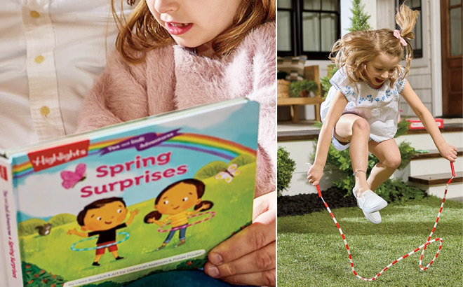 Storybook and Jump Rope from High Five Spring Activity Box
