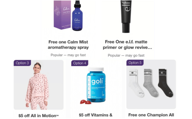 Target 360 Membership January Freebies Screenshot