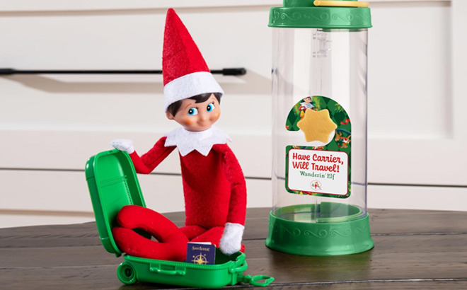 The Elf on the Shelf Scout Elf Carrier Limited 20th Anniversary Edition Kit