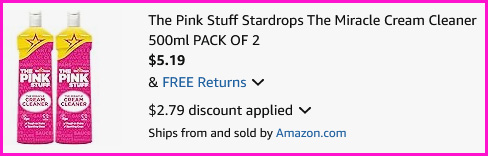 The Pink Stuff Cream Cleaner Checkout Screen The Pink Stuff Cream Cleaner Checkout Screen