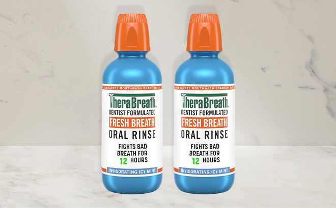 TheraBreath Fresh Breath Mouthwash 16 ounce 2 Pack TheraBreath Fresh Breath Mouthwash 16 ounce 2 Pack