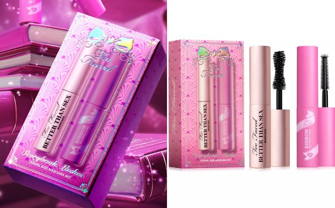 Too Faced 2 Piece Storybook Lashes Travel Size Mascara Set 3