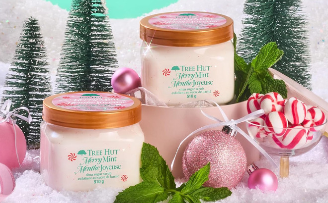 Tree Hut Merry Mint Shea Sugar Body Scrubs