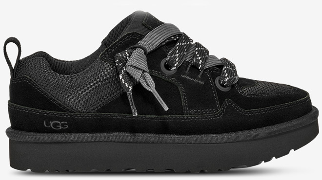 UGG Lo Lowmel Womens Shoes in Black Color UGG Lo Lowmel Womens Shoes in Black Color