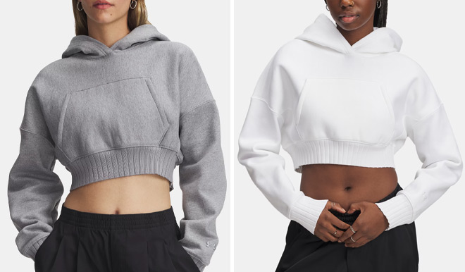 Under Armour Courtside Womens Crop Hoodies