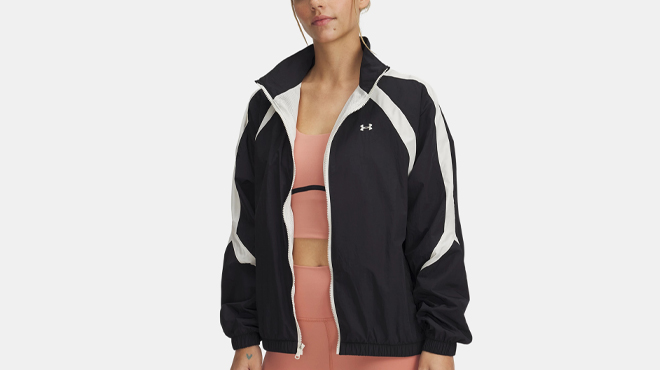 Under Armour Icon Crinkle Womens Track Jacket