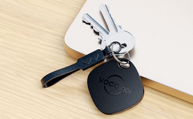 VOCOlinc Air Tracker Tag on the Key