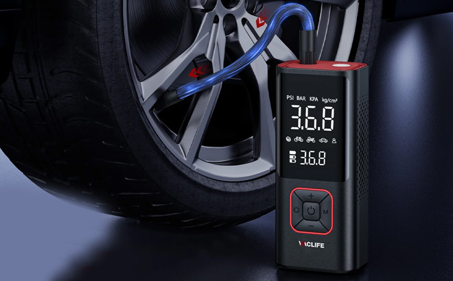 VacLife Cordless Tire Inflator Portable Compressor VacLife Cordless Tire Inflator Portable Compressor