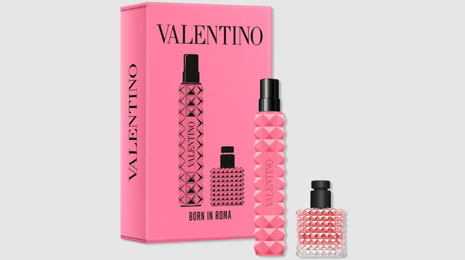 Valentino Donna Born In Roma Eau de Parfum 2 Piece Travel Gift Set Valentino Donna Born In Roma Eau de Parfum 2 Piece Travel Gift Set