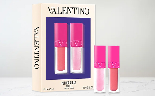 Valentino Puffer Complex Lip Plumper Gloss Gift Set